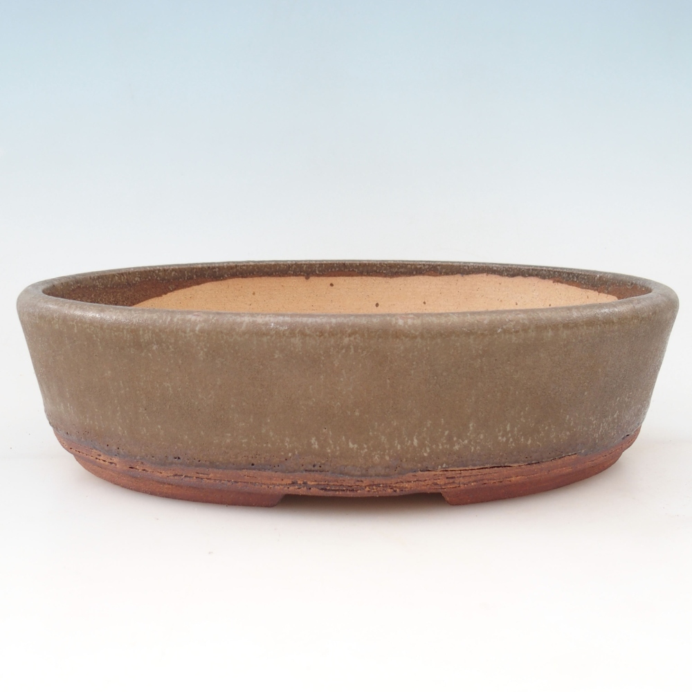 Cuenco bonsái 28,5 x 22 x 7 cm , color marrón