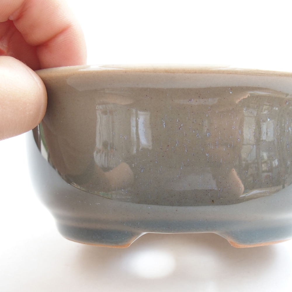 Cuenco bonsái de cerámica 22 x 17 x 5 cm, verde