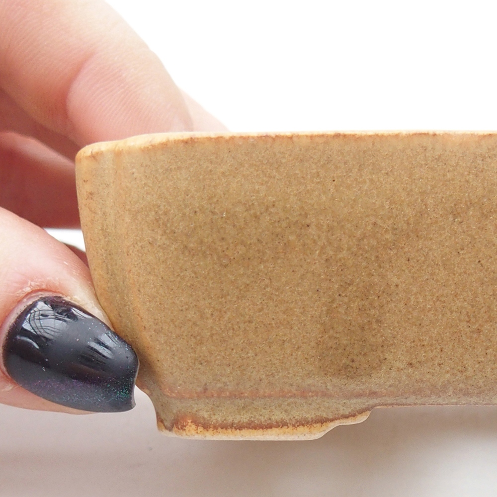 Cuenco mini bonsái 8,5 x 7,5 x 3 cm, marrón