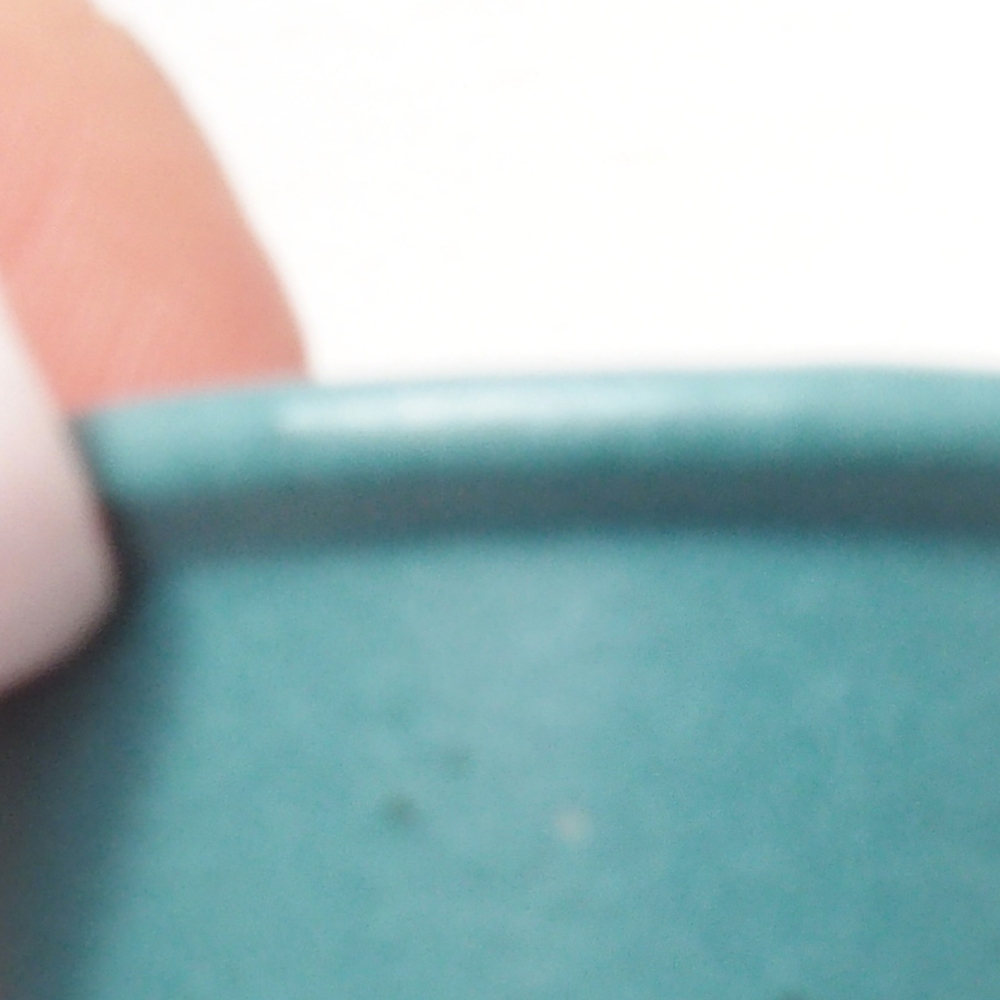 Cuenco bonsái de cerámica 6,5 x 5,5 x 4 cm, color azul