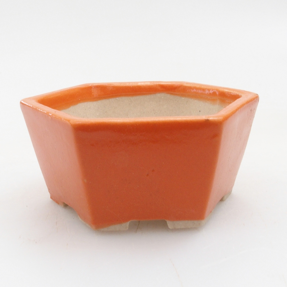 Mini cuenco bonsái 6 x 5 x 2,5 cm, naranja