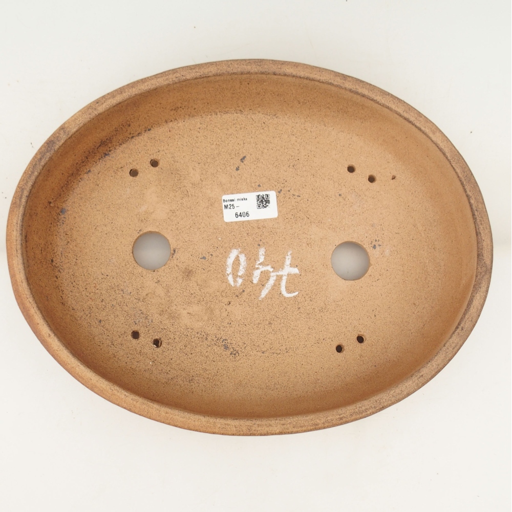 Cuenco para bonsái 32,5 x 25 x 8 cm , color marrón