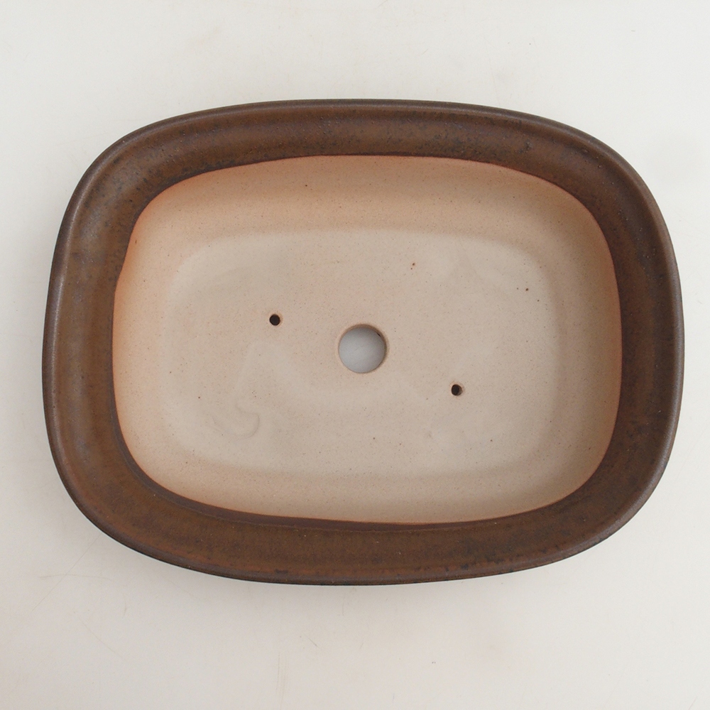 Cuenco bonsái H25 - 23 x 17 x 5,5 cm - marrón