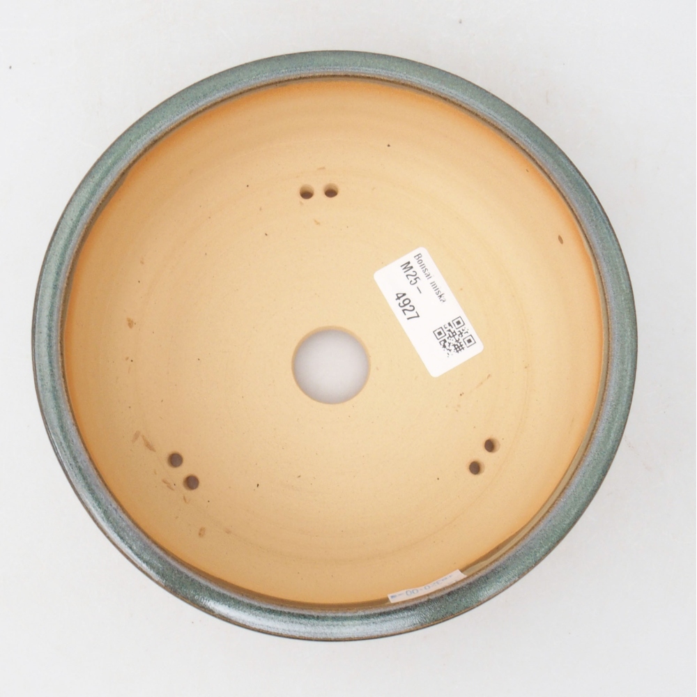 Cuenco bonsái de cerámica 17 x 17 x 6 cm, verde