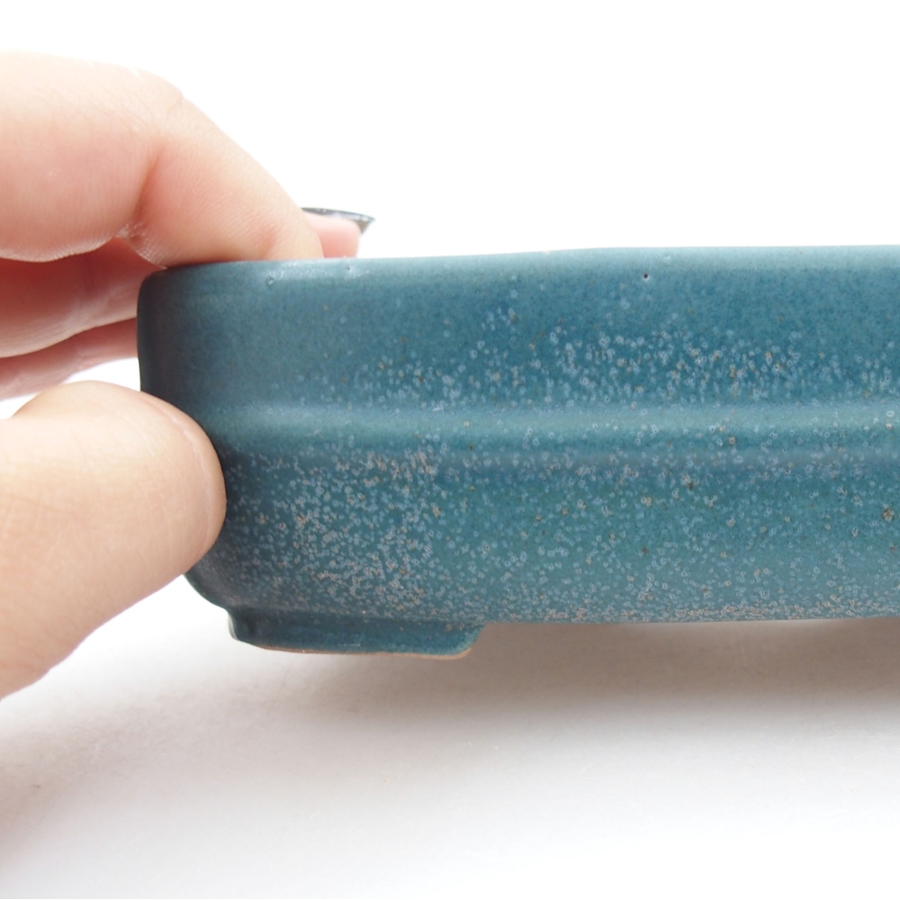 Cuenco bonsái de cerámica 22 x 17 x 5 cm, verde