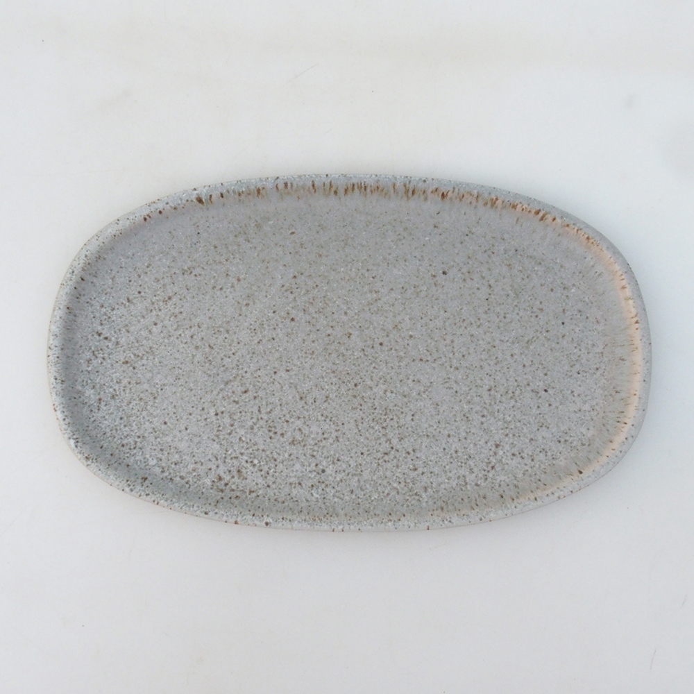 Cuenco de cerámica H15 -25 x 15 x 1 cm - beige