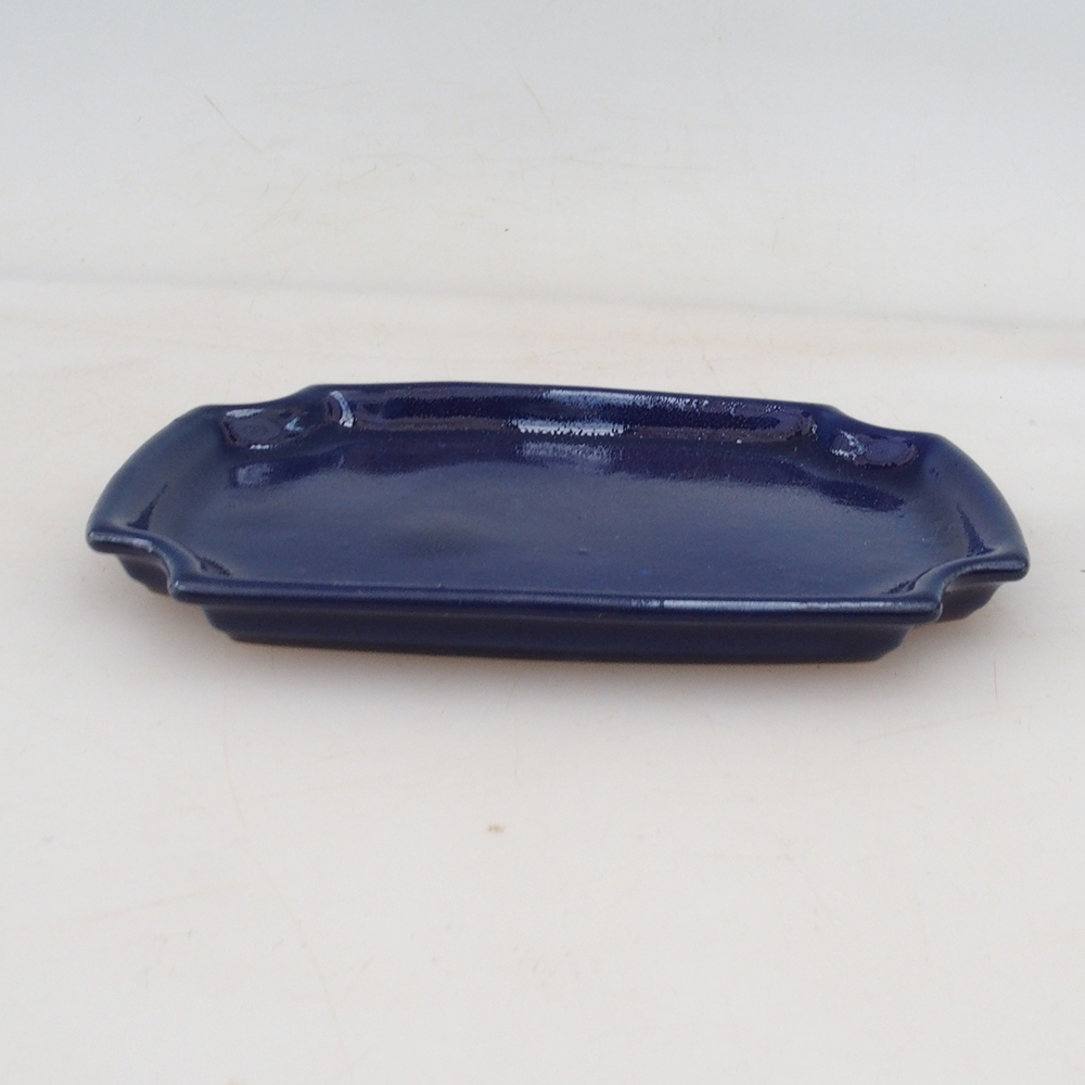 Platillo de cerámica H01 - 11,5 x 8 x 0,5 cm - azul