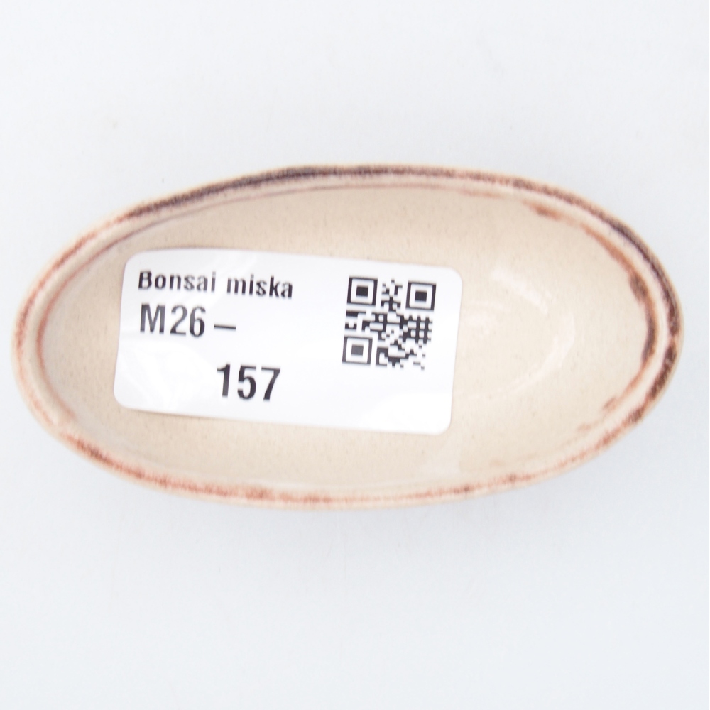 Cuenco mini bonsái 7 x 3,5 x 2 cm, marrón