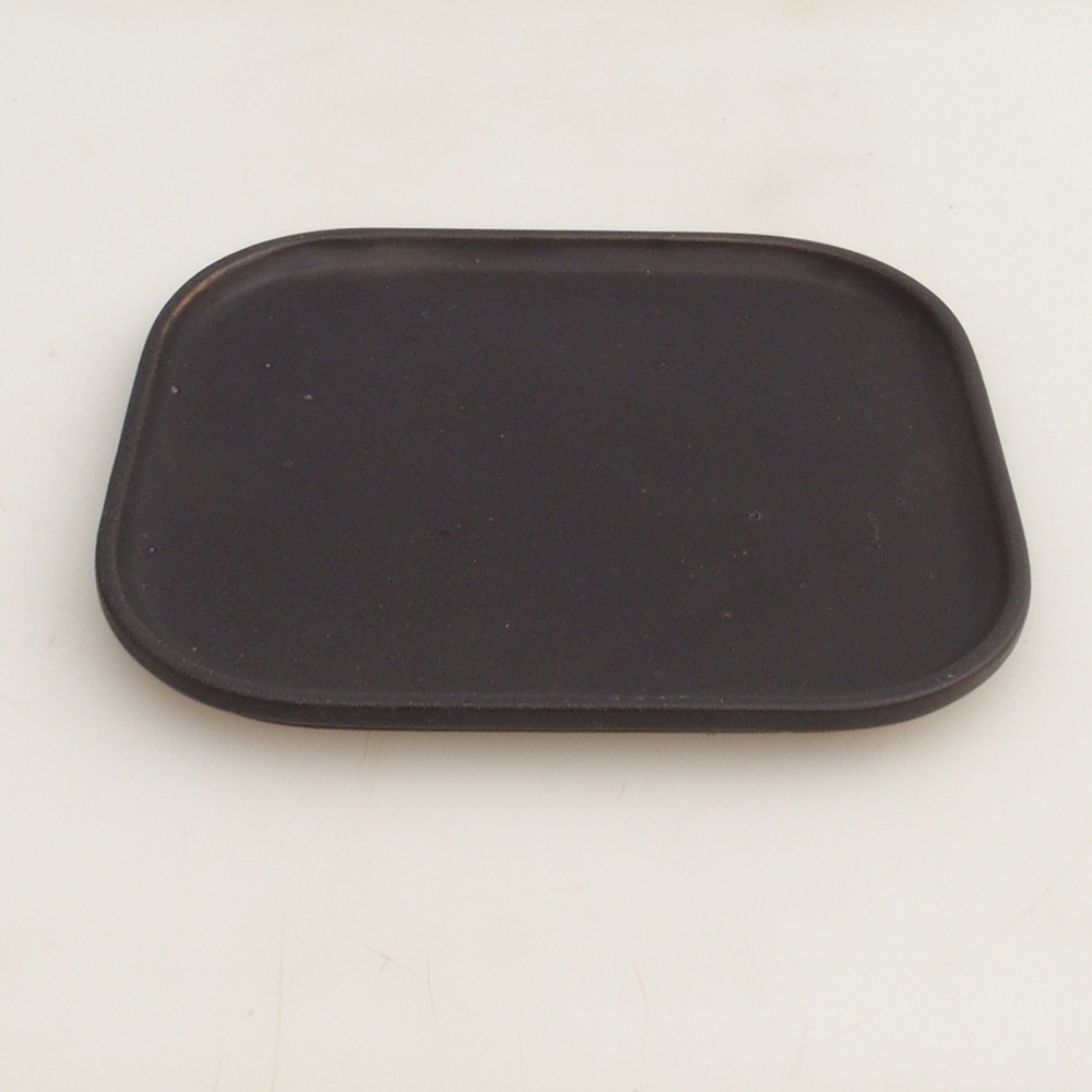 Cuenco de cerámica H36 - 17,5 x 15 x 1 cm - marrón