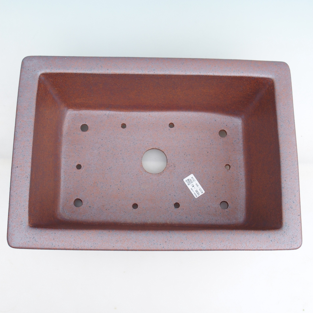 Cuenco bonsái de cerámica 42 x 29 x 16 cm , color metal - SOLO RECOGIDA PERSONAL o transporte en palet