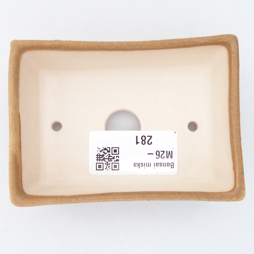 Cuenco mini bonsái 9 x 6,5 x 3,5 cm, marrón