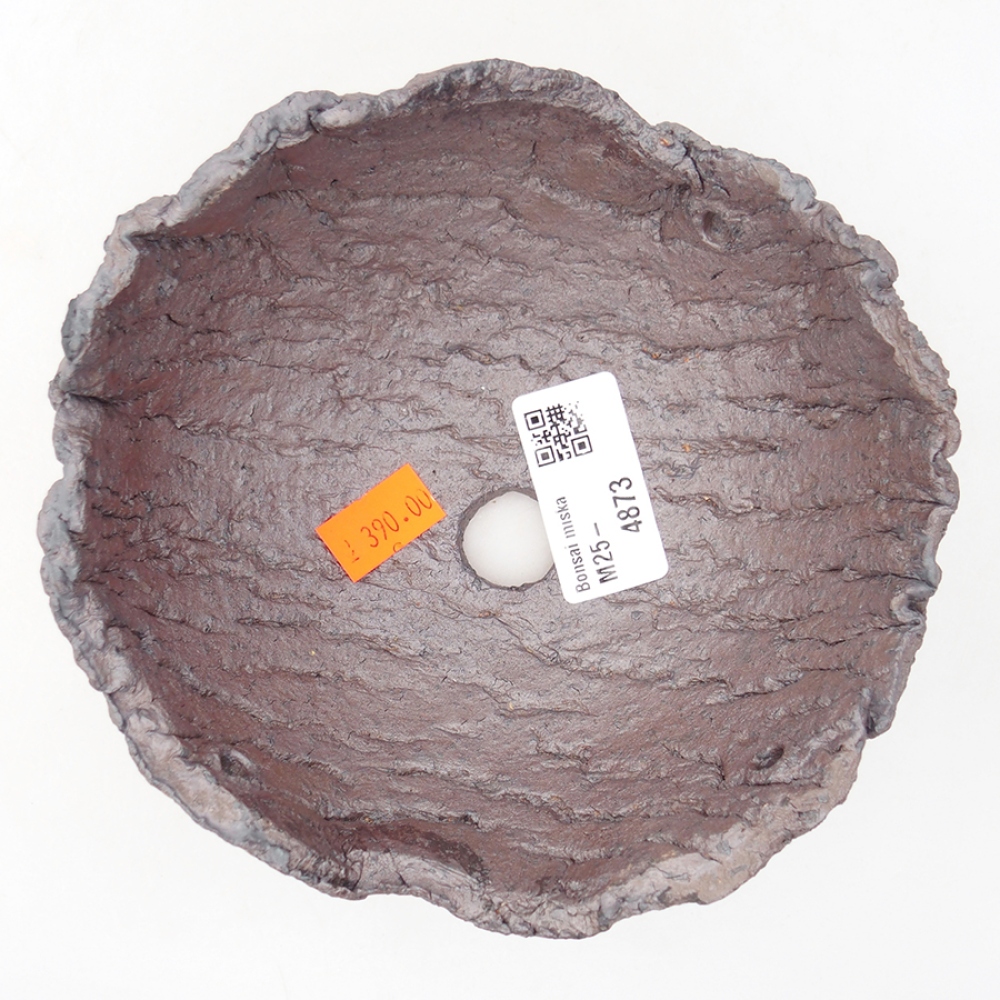 Cáscara de cerámica 14 x 13 x 13 cm , color metálico