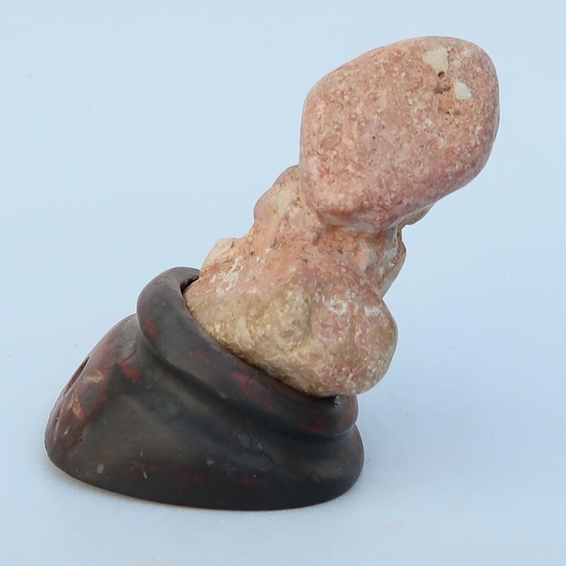 Suiseki - Piedra con DAI (base de madera)