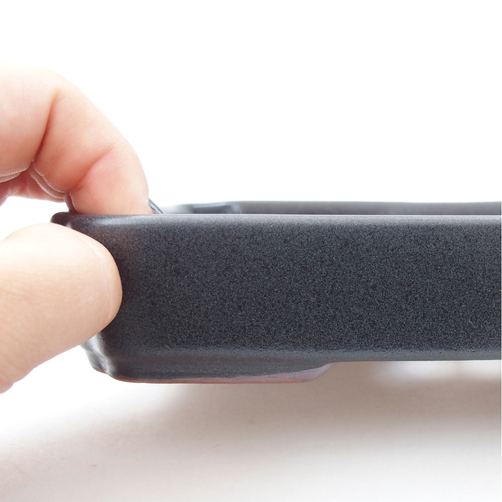 Cuenco bonsái de cerámica 22 x 17 x 5 cm, verde