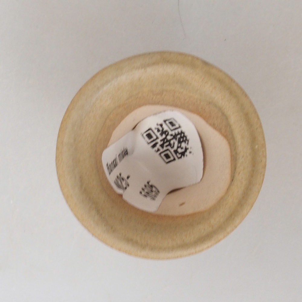 Cuenco mini bonsái 4 x 4 x 4 cm, marrón