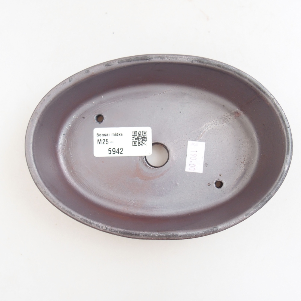 Cuenco bonsái de cerámica 22 x 17 x 5 cm, verde