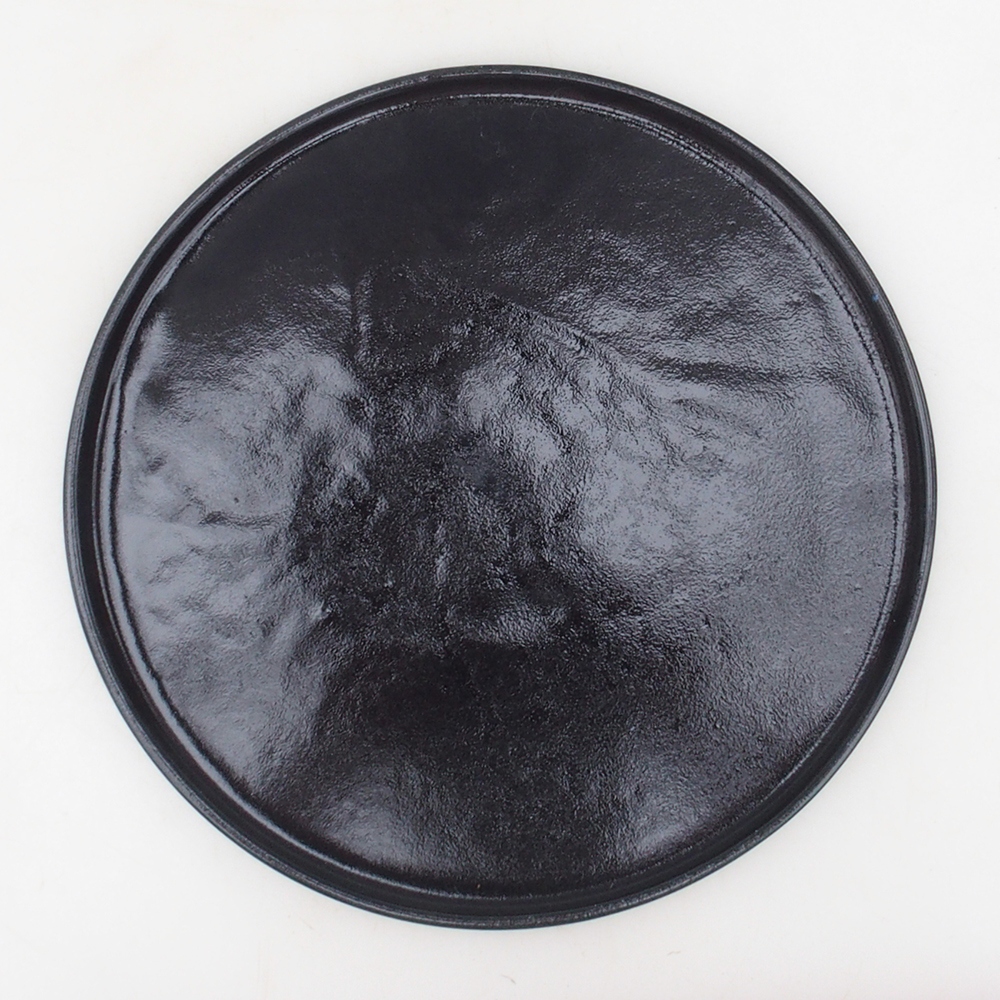 Bandeja redonda para bonsái D7-M - 24,5 x 24,5 x 1 cm