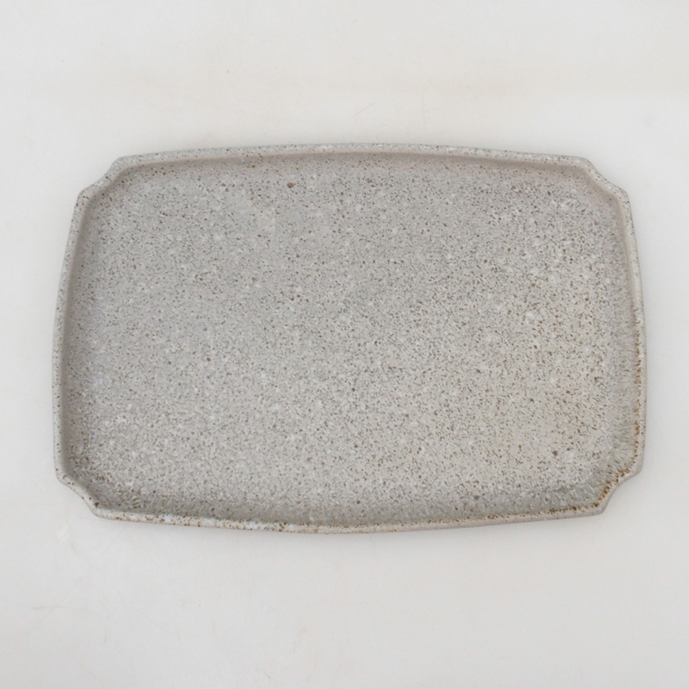 Cuenco bonsai + platillo H07 - 30 x 20,5 x 8 cm - beige