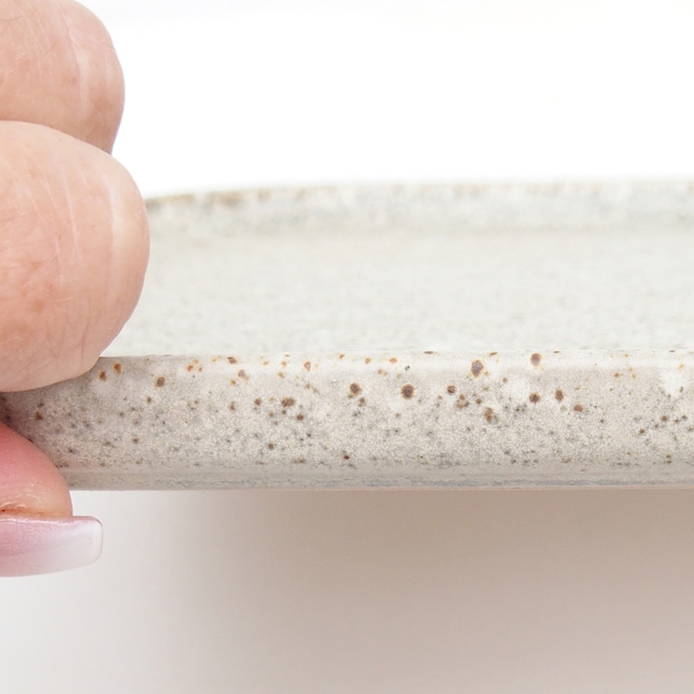 Cuenco de cerámica H07 - 28 x 19 x 1,5 cm - marrón