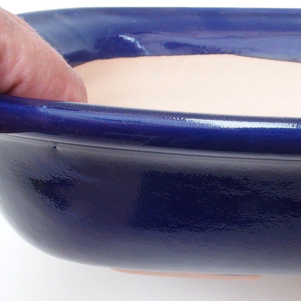 Cuenco bonsái H10 - 37 x 28 x 9 cm - azul