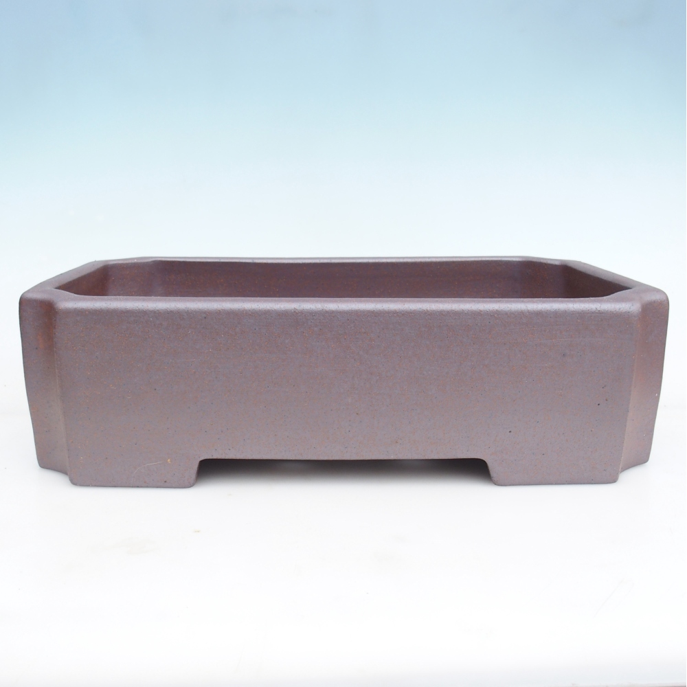 Cuenco bonsái de cerámica 44 x 27 x 13 cm , color metal - SOLO RECOGIDA PERSONAL o transporte en palet