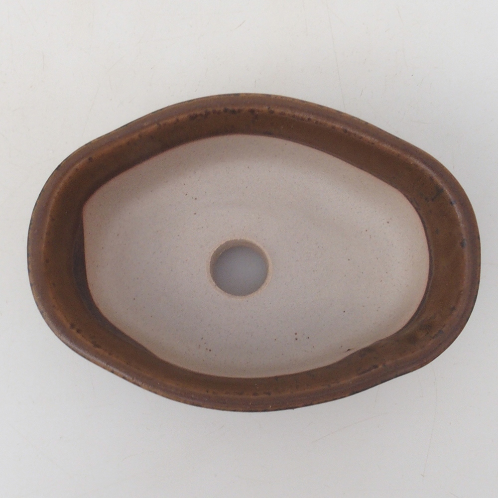 Cuenco bonsái H05 - 11 x 8 x 4 cm - marrón