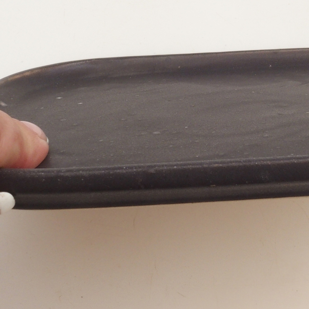 Cuenco de cerámica H36 - 17,5 x 15 x 1 cm - marrón