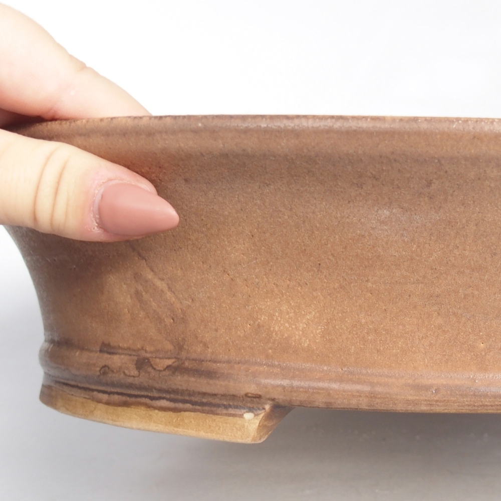 Cuenco bonsái de cerámica 32 x 29 x 7 cm, rosa