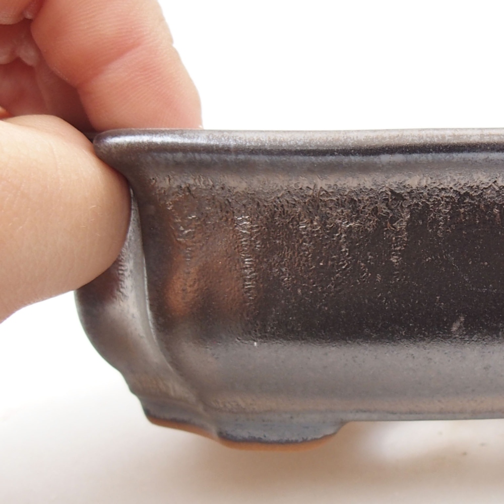 Cuenco bonsái de cerámica 22 x 17 x 5 cm, verde