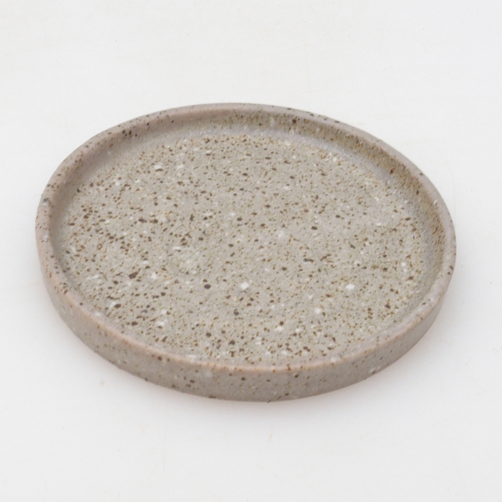 Consola redonda para bonsái D6-S - 10 x 10 x 1 cm - beige