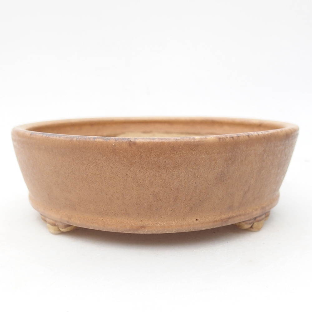 Cuenco bonsái de cerámica 15,5 x 15,5 x 4,5 cm, rosa