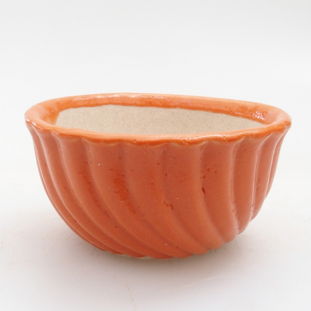 Mini cuenco bonsái 5 x 5 x 2,5 cm, naranja