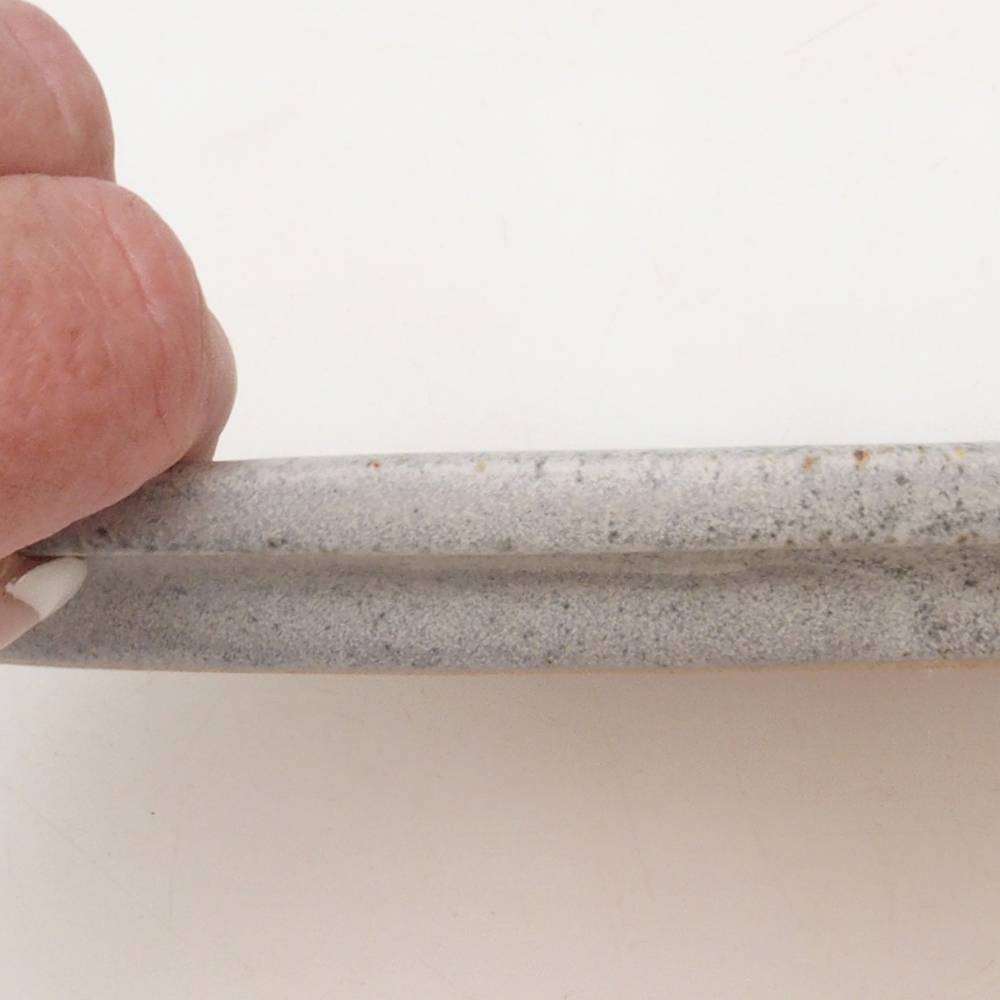 Plato oval Bonsai S - 20 x 16,5 x 1,5 cm - beige