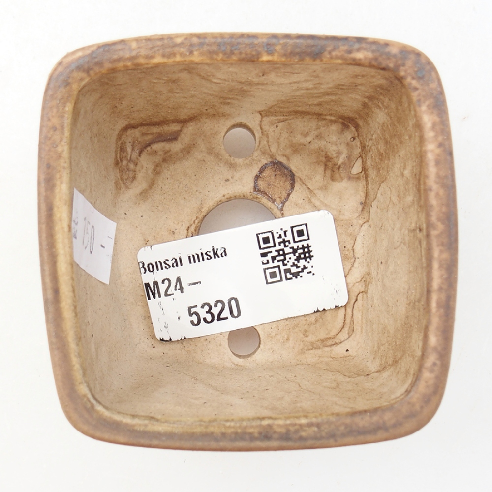 Cuenco bonsái de cerámica 6 x 6 x 4,5 cm, rosa