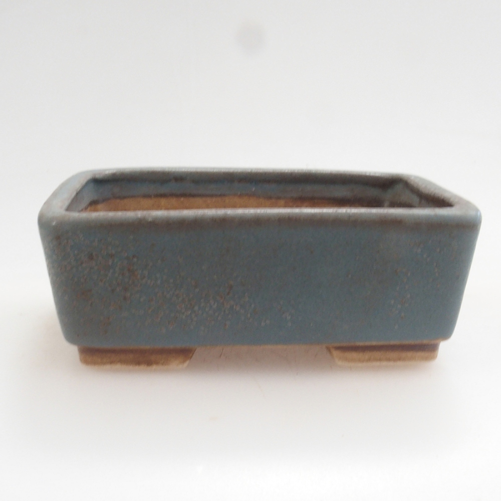 Cuenco bonsái de cerámica 10 x 8,5 x 4 cm, marrón