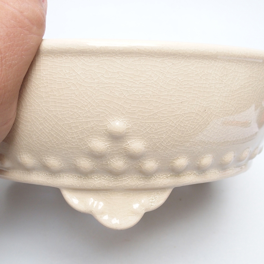 Bol 21 x 21 x 8,5 cm beige