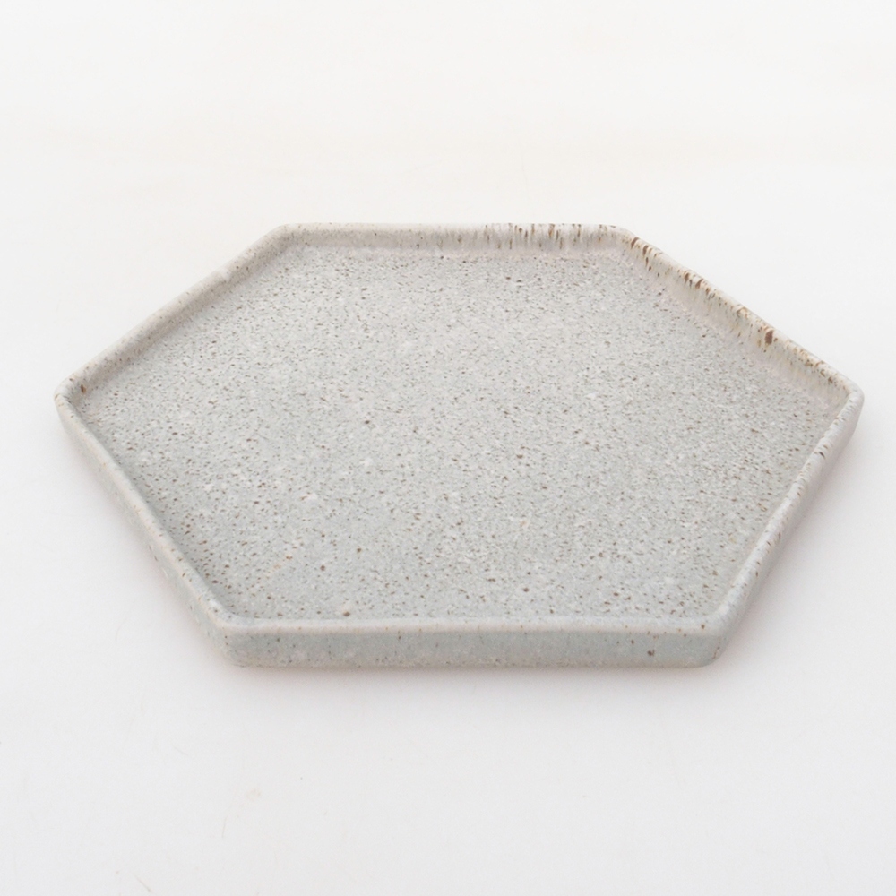 Platillo de cerámica H53 - 18,5 x 17 x 1 cm - beige