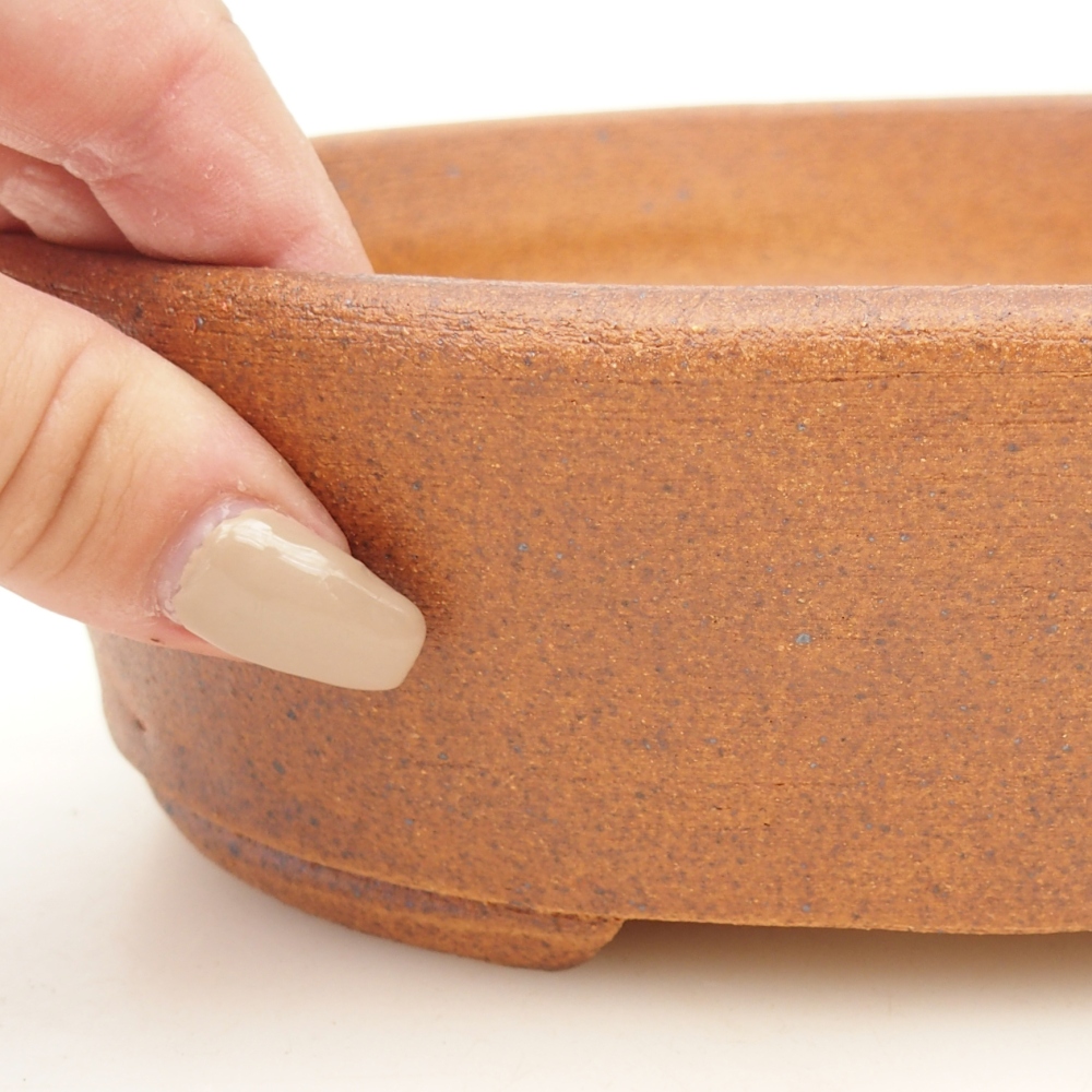 Cuenco bonsái 19,5 x 16 x 6 cm , color marrón