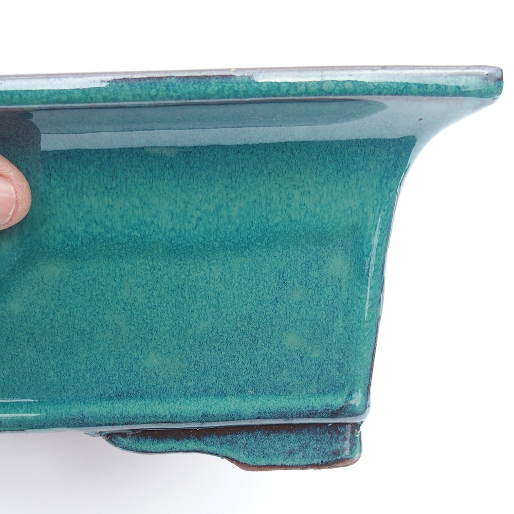 Cuenco 33,5 x 27,5 x 12,5 cm azul-verde