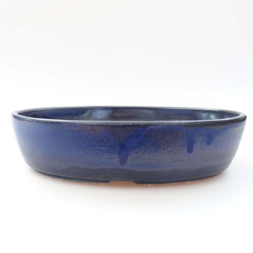 Cuenco bonsái de cerámica 22 x 17 x 5 cm, verde