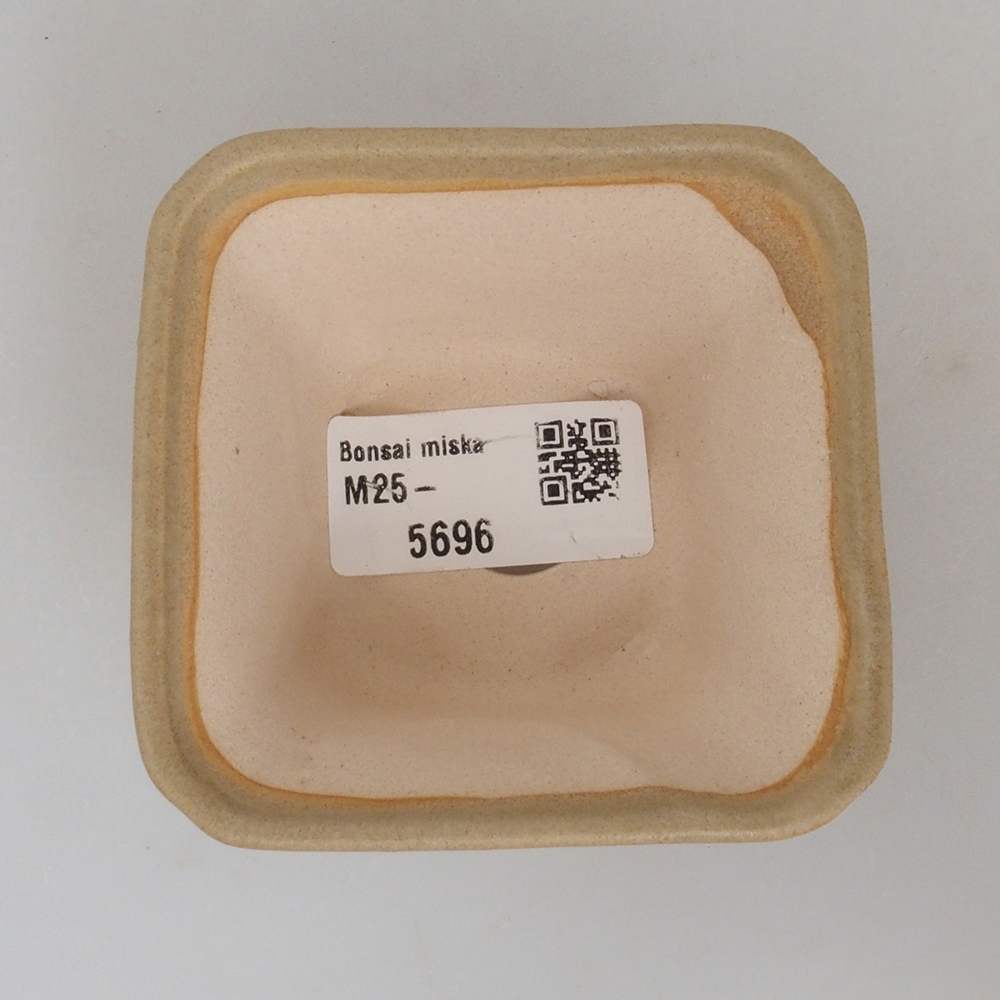 Cuenco mini bonsái 7,5 x 7,5 x 4,5 cm, marrón