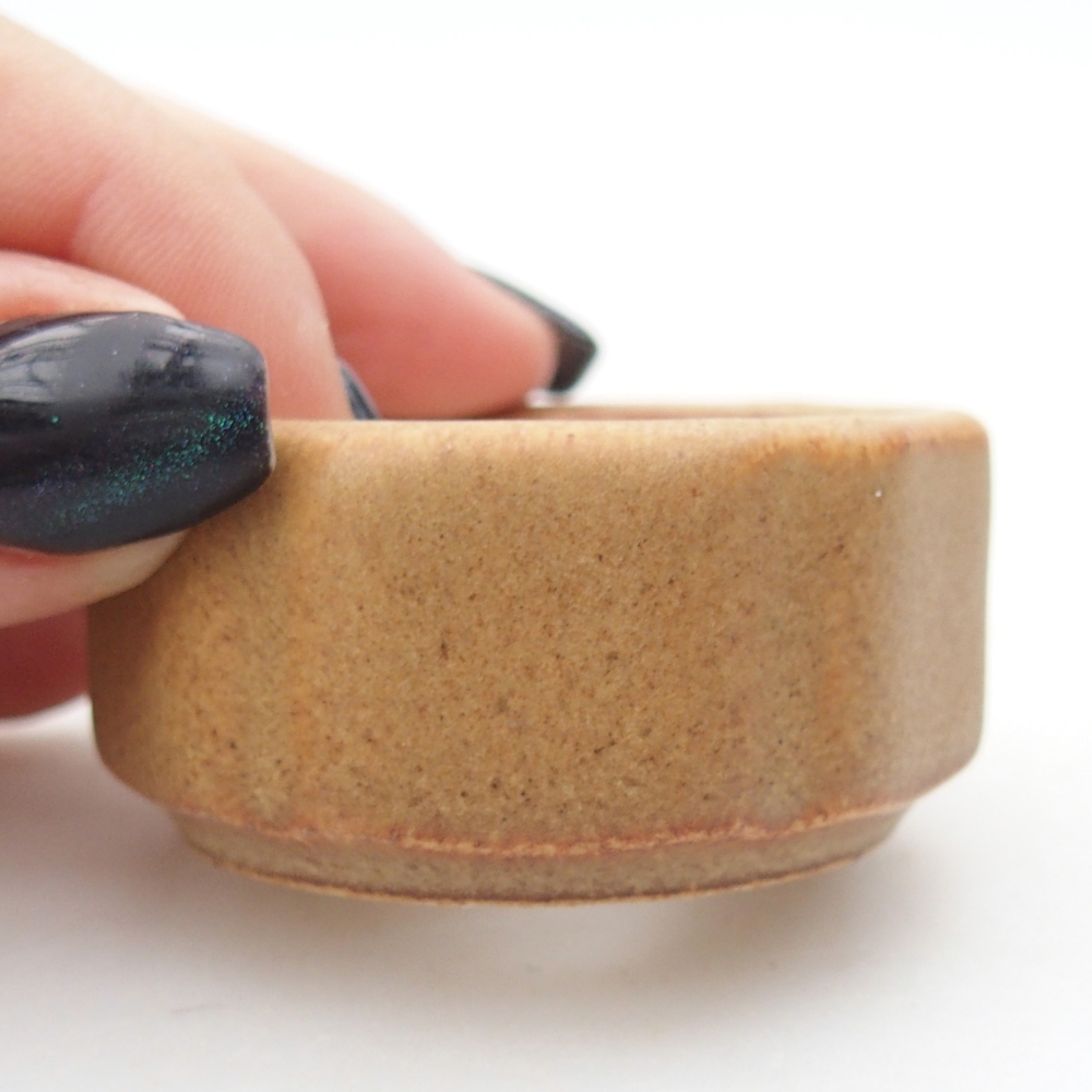 Cuenco mini bonsái 4,5 x 4,5 x 2,5 cm, marrón