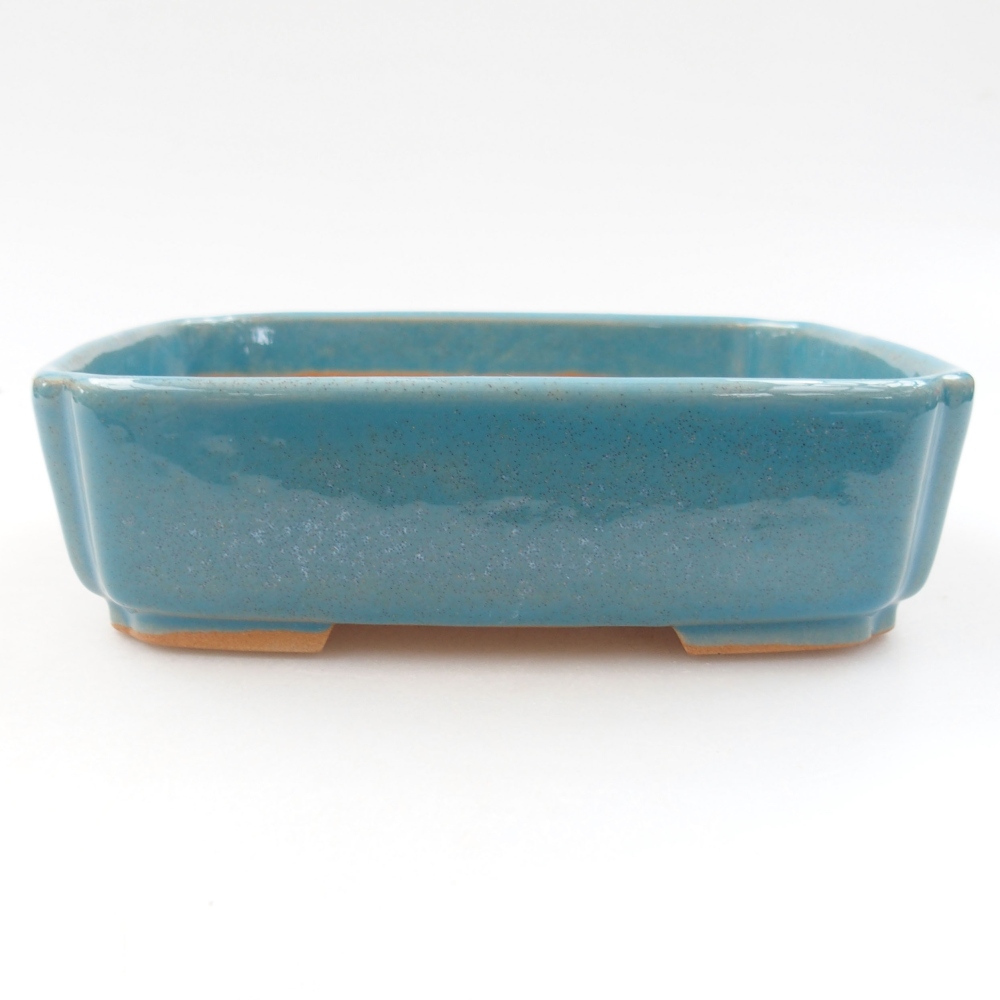 Cuenco bonsái de cerámica 22 x 17 x 5 cm, verde