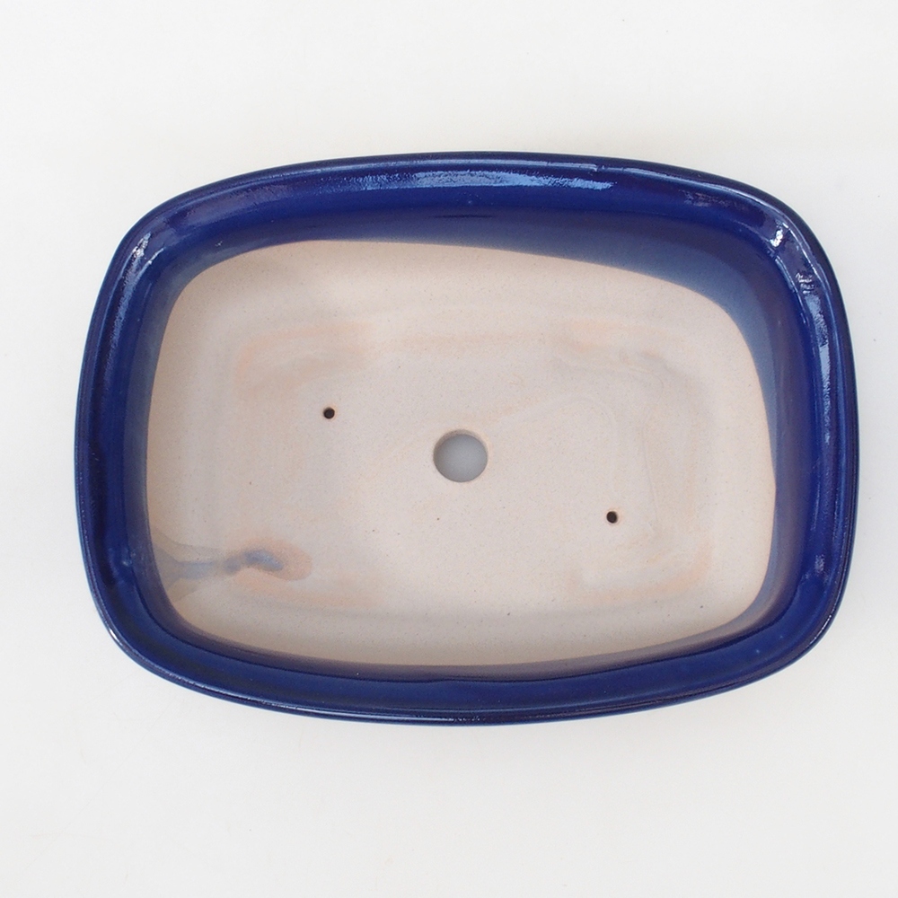 Cuenco bonsái H08 - 25 x 19,5 x 6 cm - azul