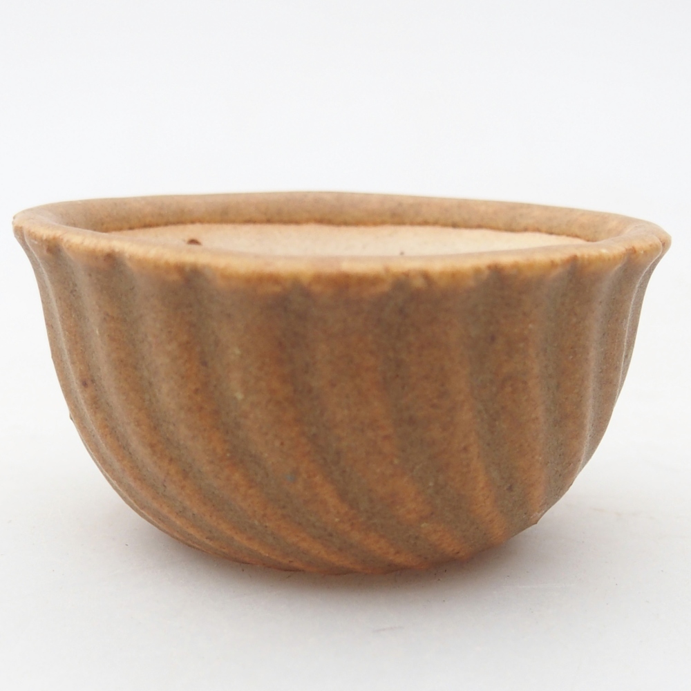 Mini cuenco bonsái 5,5 x 5,5 x 3 cm, marrón