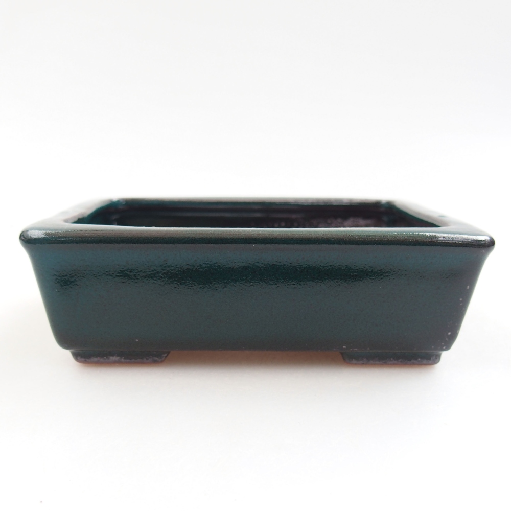 Cuenco bonsái de cerámica 22 x 17 x 5 cm, verde