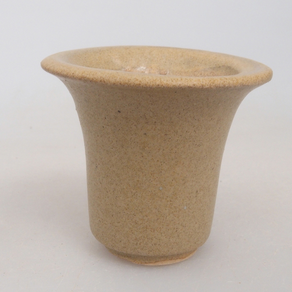 Cuenco mini bonsái 4 x 4 x 4 cm, marrón