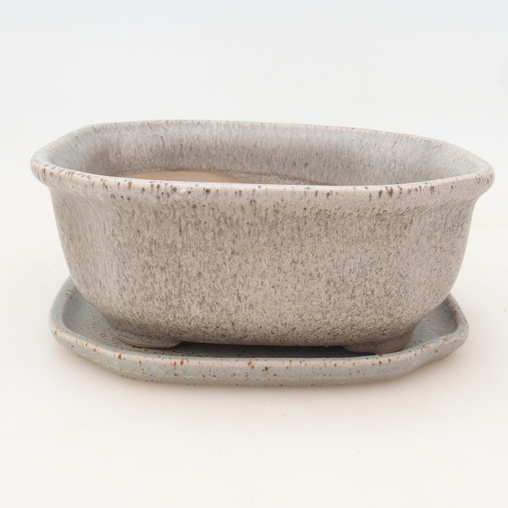 Cuenco bonsái + platillo H31 - 14x12x6,5 cm