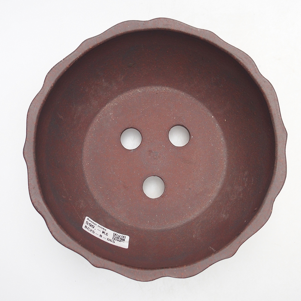 Cuenco 19 x 19 x 9,5 cm marrón-rojo