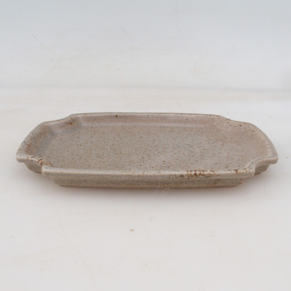 Platillo de cerámica H01 - 11,5 x 8 x 0,5 cm - beige